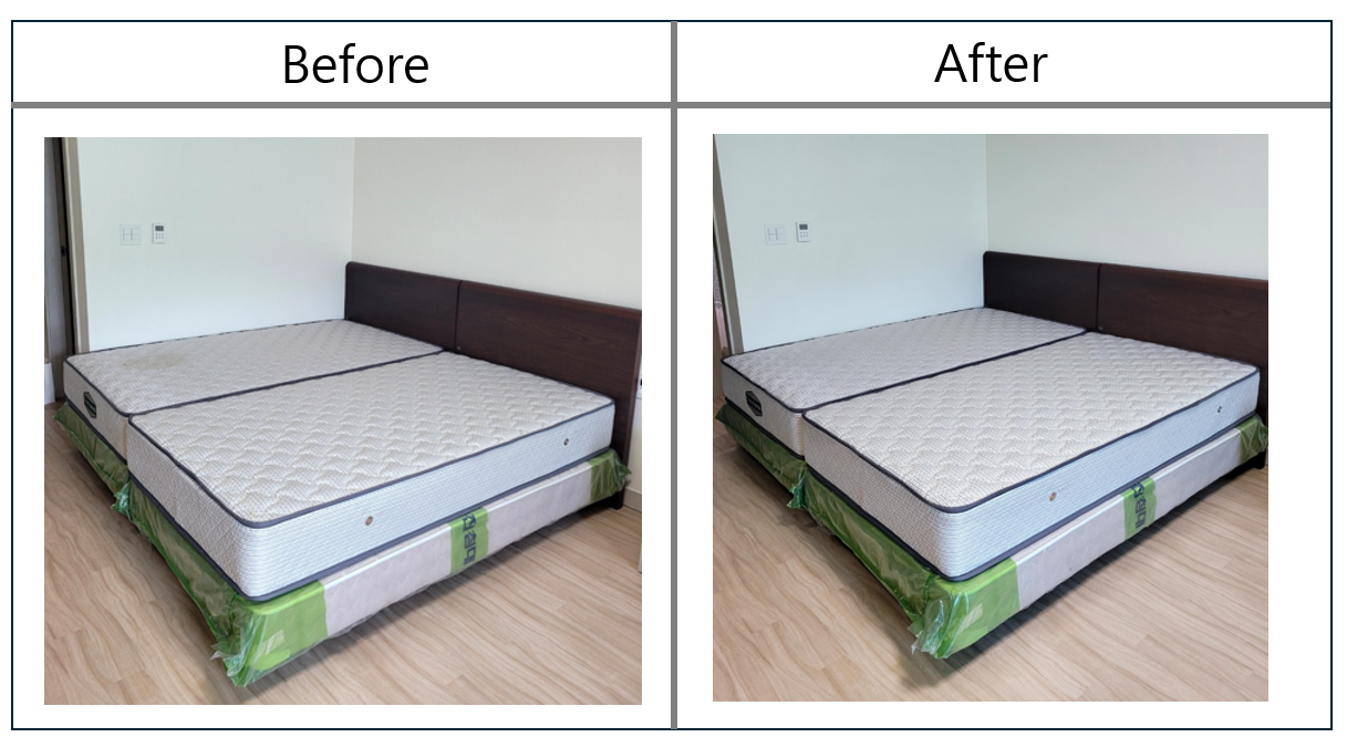 동탄 골프 트레이닝센터 침대 진드기, 세탁 케어